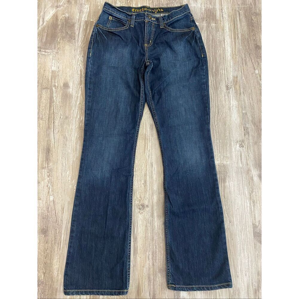 Cruel Denim Vista Bootcut Jeans Mid Rise Embroidered Women’s Sz 30/9